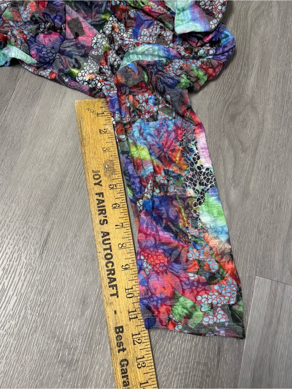 Newport by Carine Butterfly Fairy Floral Twist-Front Women’s Top Size Large - Picture 8 of 8